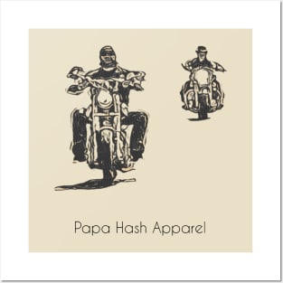 Papa Hash Apparel: Father and Son Posters and Art